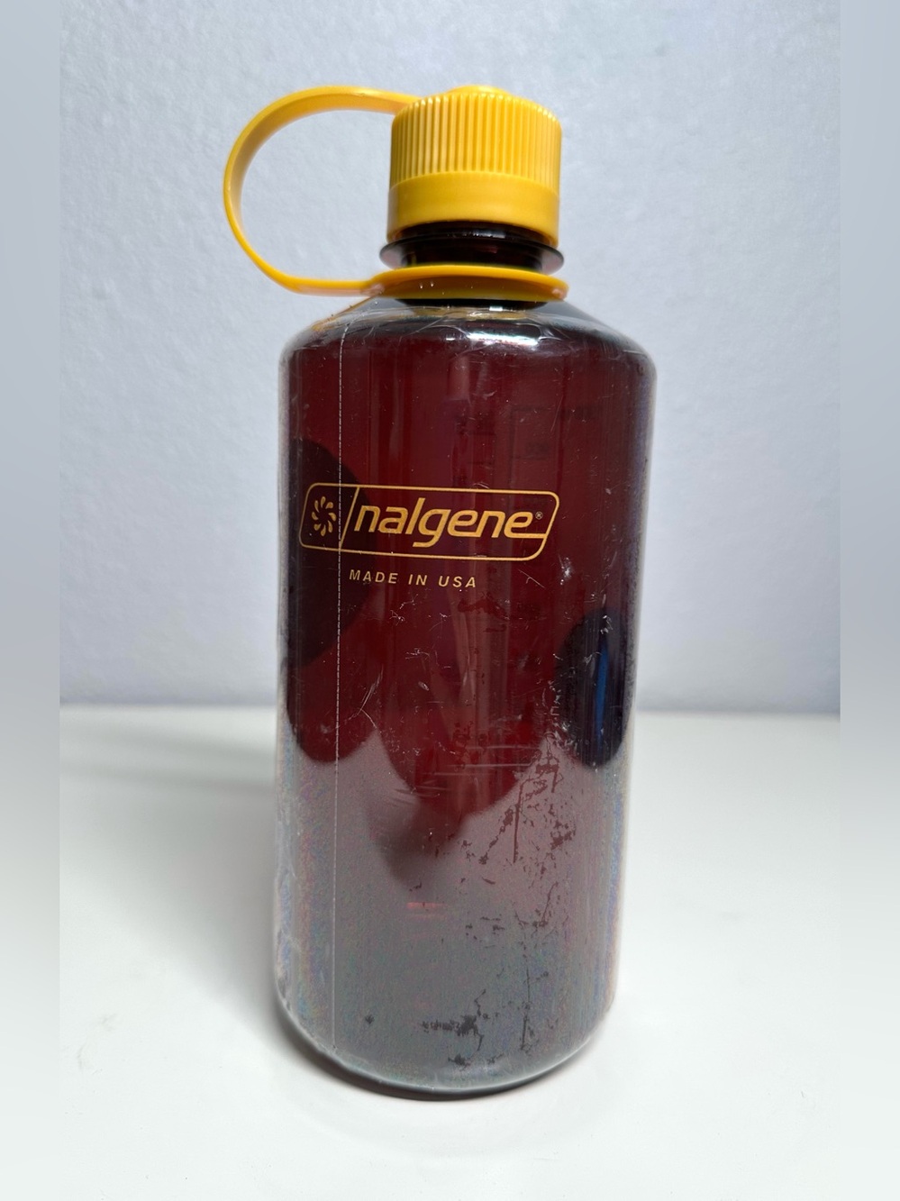 NWT Nalgene 32oz Narrow Mouth Sustain Water Bottle - Laker Color